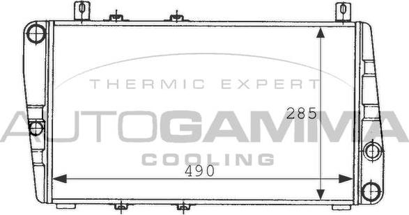 Autogamma 100967 - Hladnjak, hladjenje motora www.molydon.hr