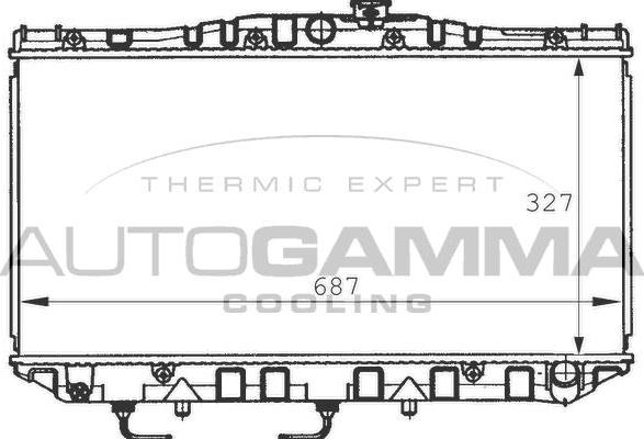 Autogamma 100989 - Hladnjak, hladjenje motora www.molydon.hr