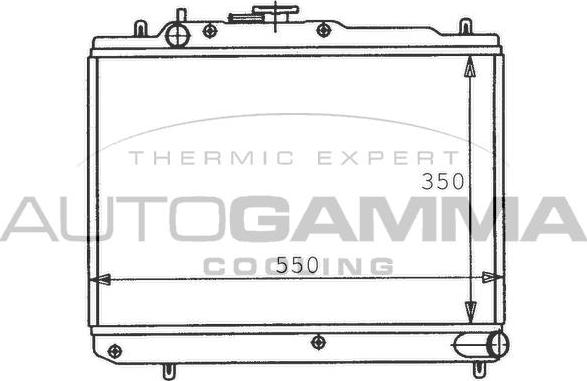 Autogamma 100474 - Hladnjak, hladjenje motora www.molydon.hr