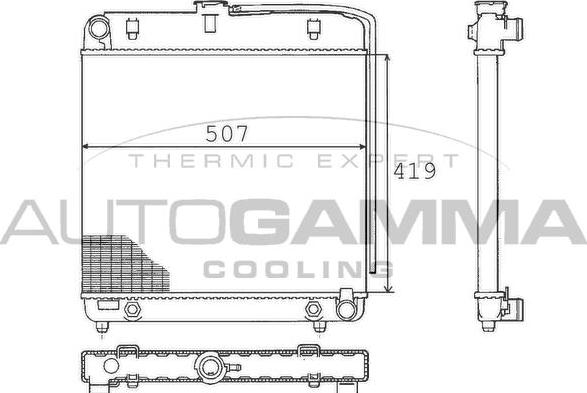 Autogamma 100531 - Hladnjak, hladjenje motora www.molydon.hr