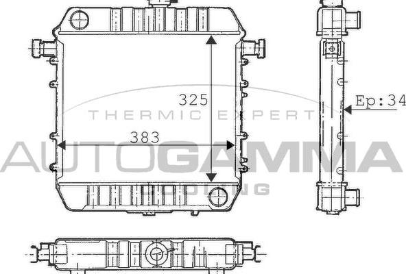 Autogamma 100656 - Hladnjak, hladjenje motora www.molydon.hr