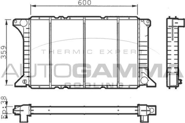 Autogamma 100394 - Hladnjak, hladjenje motora www.molydon.hr