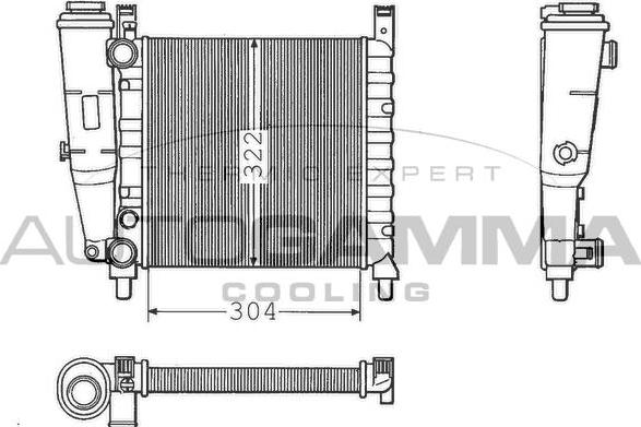 Autogamma 100310 - Hladnjak, hladjenje motora www.molydon.hr