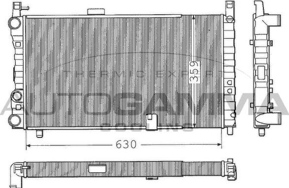 Autogamma 100297 - Hladnjak, hladjenje motora www.molydon.hr