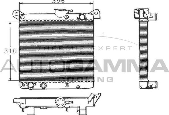 Autogamma 100249 - Hladnjak, hladjenje motora www.molydon.hr