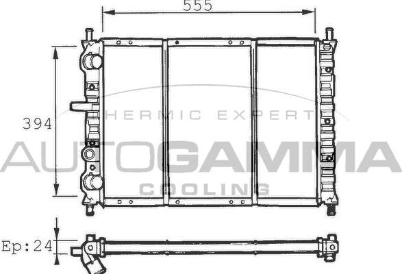 Autogamma 100262 - Hladnjak, hladjenje motora www.molydon.hr