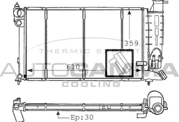 Autogamma 100754 - Hladnjak, hladjenje motora www.molydon.hr