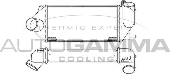 Autogamma 101921 - Intercooler, hladnjak www.molydon.hr