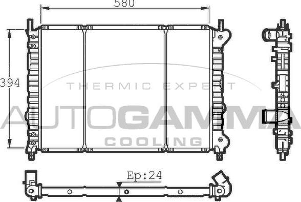 Autogamma 101403 - Hladnjak, hladjenje motora www.molydon.hr