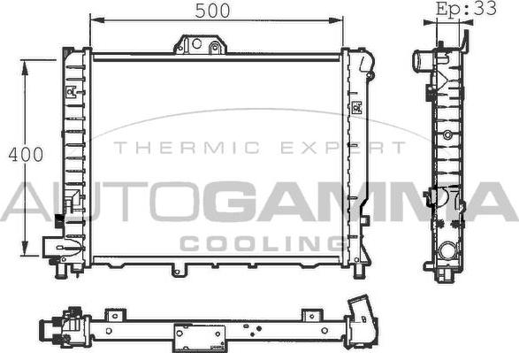 Autogamma 101415 - Hladnjak, hladjenje motora www.molydon.hr