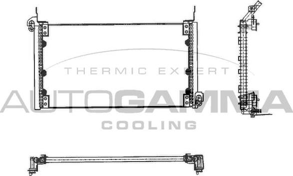 Autogamma 101588 - Kondenzator, klima-Uređaj www.molydon.hr