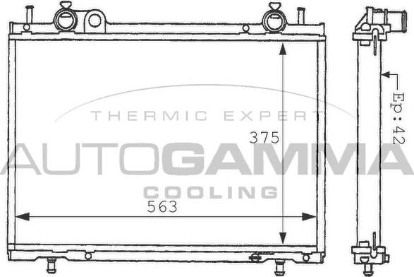 Autogamma 101178 - Hladnjak, hladjenje motora www.molydon.hr