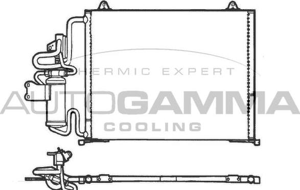 Autogamma 101809 - Kondenzator, klima-Uređaj www.molydon.hr