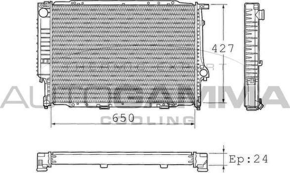 Autogamma 101367 - Hladnjak, hladjenje motora www.molydon.hr