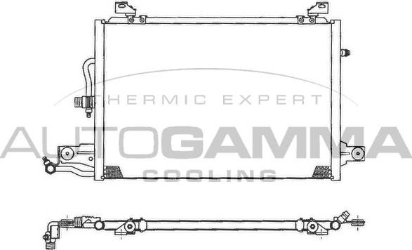 Autogamma 101750 - Kondenzator, klima-Uređaj www.molydon.hr