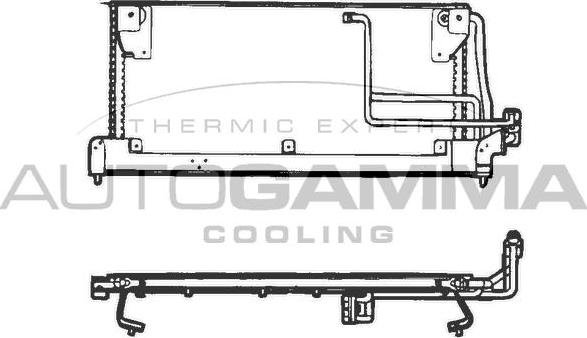 Autogamma 101709 - Kondenzator, klima-Uređaj www.molydon.hr