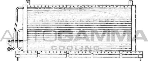 Autogamma 101708 - Kondenzator, klima-Uređaj www.molydon.hr