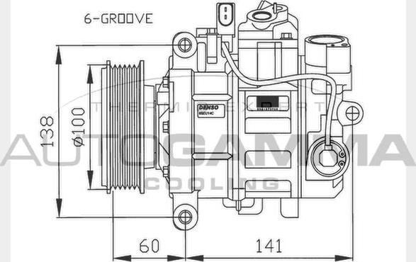 Autogamma 108029 - Kompresor, klima-Uređaj www.molydon.hr