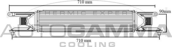 Autogamma 103991 - Intercooler, hladnjak www.molydon.hr