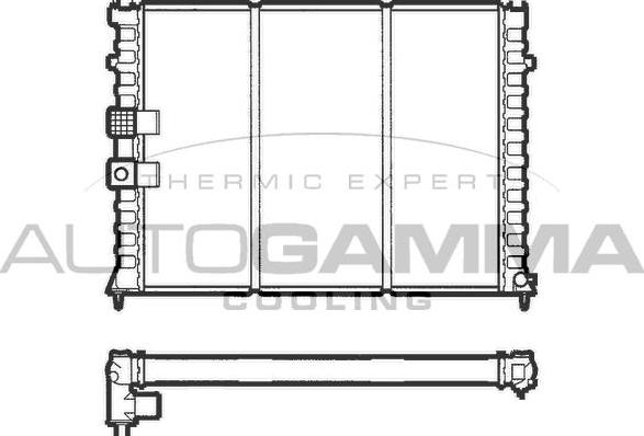 Autogamma 103578 - Hladnjak, hladjenje motora www.molydon.hr