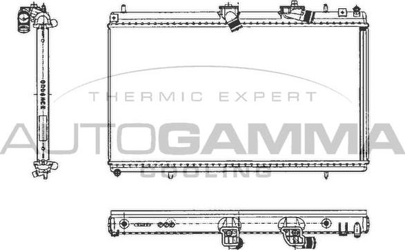 Autogamma 103646 - Hladnjak, hladjenje motora www.molydon.hr