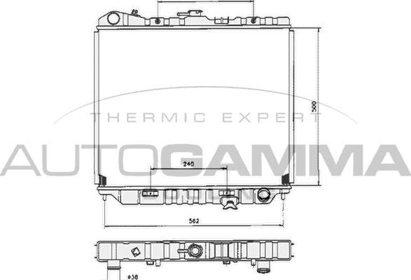 Autogamma 103360 - Hladnjak, hladjenje motora www.molydon.hr