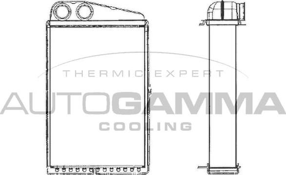 Autogamma 103247 - Izmjenjivač topline, grijanje unutrasnjeg prostora www.molydon.hr