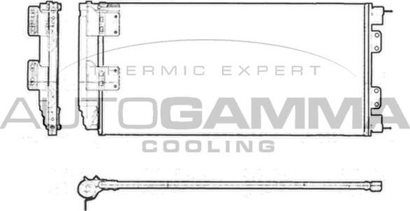 Autogamma 103763 - Kondenzator, klima-Uređaj www.molydon.hr