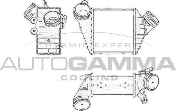 Autogamma 103727 - Intercooler, hladnjak www.molydon.hr