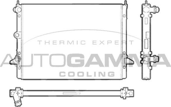 Autogamma 102952 - Hladnjak, hladjenje motora www.molydon.hr