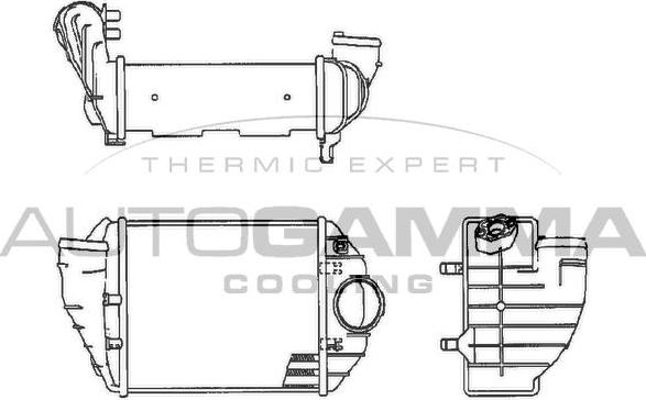 Autogamma 102535 - Intercooler, hladnjak www.molydon.hr