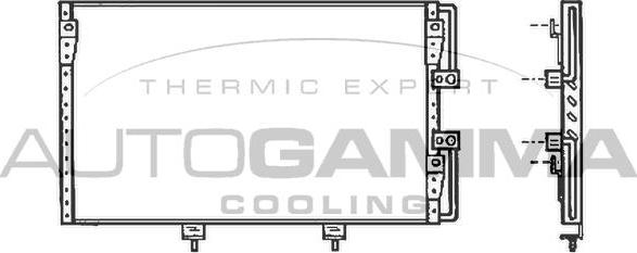 Autogamma 102805 - Kondenzator, klima-Uređaj www.molydon.hr