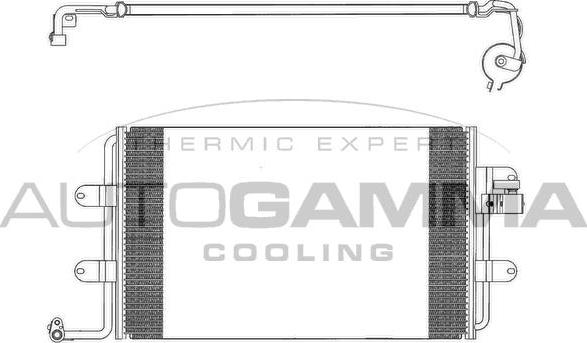 Autogamma 102813 - Kondenzator, klima-Uređaj www.molydon.hr