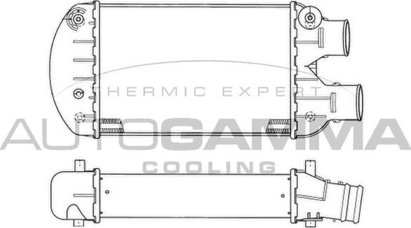 Autogamma 102389 - Intercooler, hladnjak www.molydon.hr