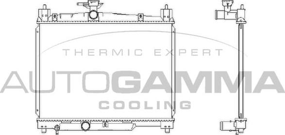 Autogamma 102378 - Hladnjak, hladjenje motora www.molydon.hr