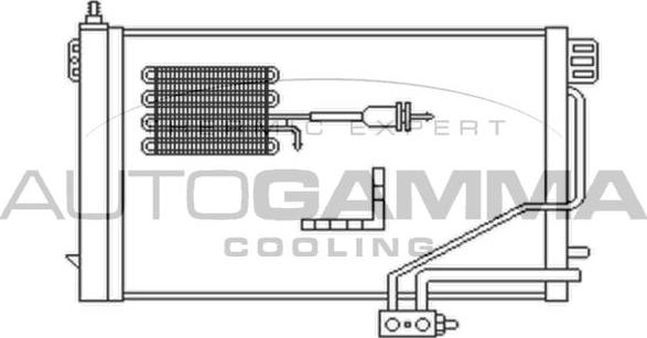 Autogamma 102702 - Kondenzator, klima-Uređaj www.molydon.hr