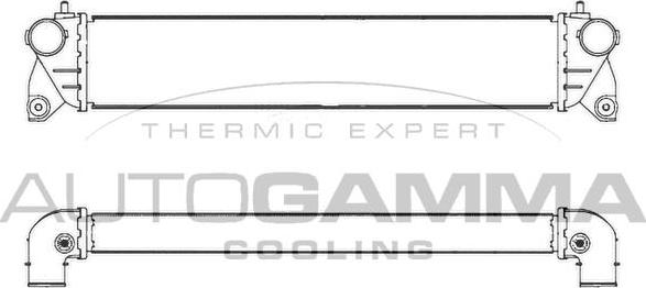 Autogamma 107417 - Intercooler, hladnjak www.molydon.hr