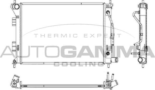 Autogamma 107638 - Hladnjak, hladjenje motora www.molydon.hr