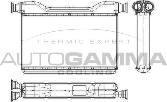 Autogamma 107014 - Izmjenjivač topline, grijanje unutrasnjeg prostora www.molydon.hr