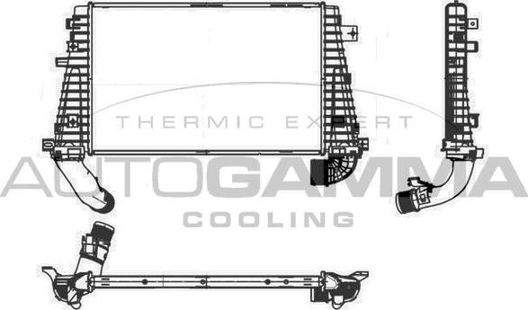 Autogamma 107024 - Intercooler, hladnjak www.molydon.hr