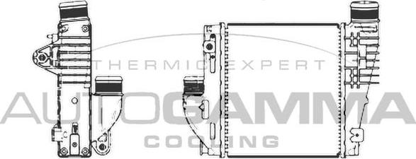 Autogamma 107305 - Intercooler, hladnjak www.molydon.hr