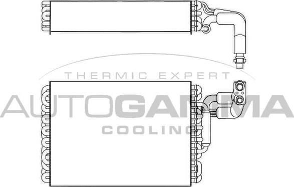 Autogamma 112034 - Isparivač, klima-Uređaj www.molydon.hr