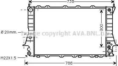 Ava Quality Cooling AI 2082 - Hladnjak, hladjenje motora www.molydon.hr