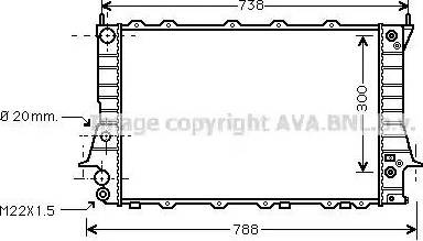 Ava Quality Cooling AI 2078 - Hladnjak, hladjenje motora www.molydon.hr