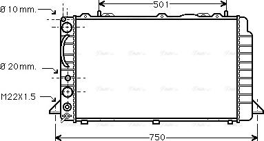 Ava Quality Cooling AIA2089 - Hladnjak, hladjenje motora www.molydon.hr