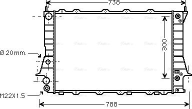 Ava Quality Cooling AIA2078 - Hladnjak, hladjenje motora www.molydon.hr