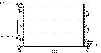 Ava Quality Cooling AIA2110 - Hladnjak, hladjenje motora www.molydon.hr