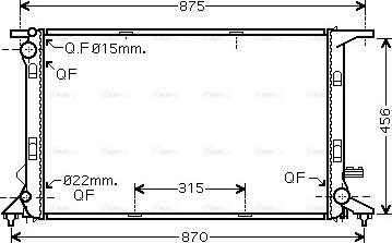 Ava Quality Cooling AIA2290 - Hladnjak, hladjenje motora www.molydon.hr