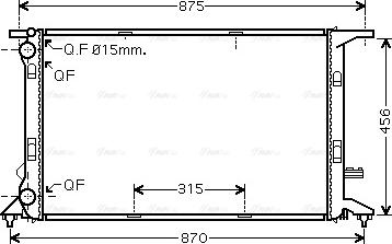 Ava Quality Cooling AIA2292 - Hladnjak, hladjenje motora www.molydon.hr