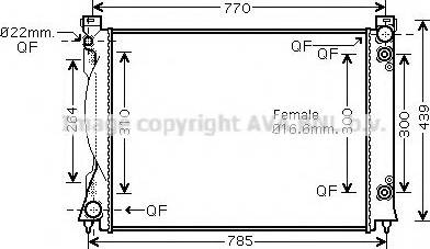 Ava Quality Cooling AIA2236 - Hladnjak, hladjenje motora www.molydon.hr